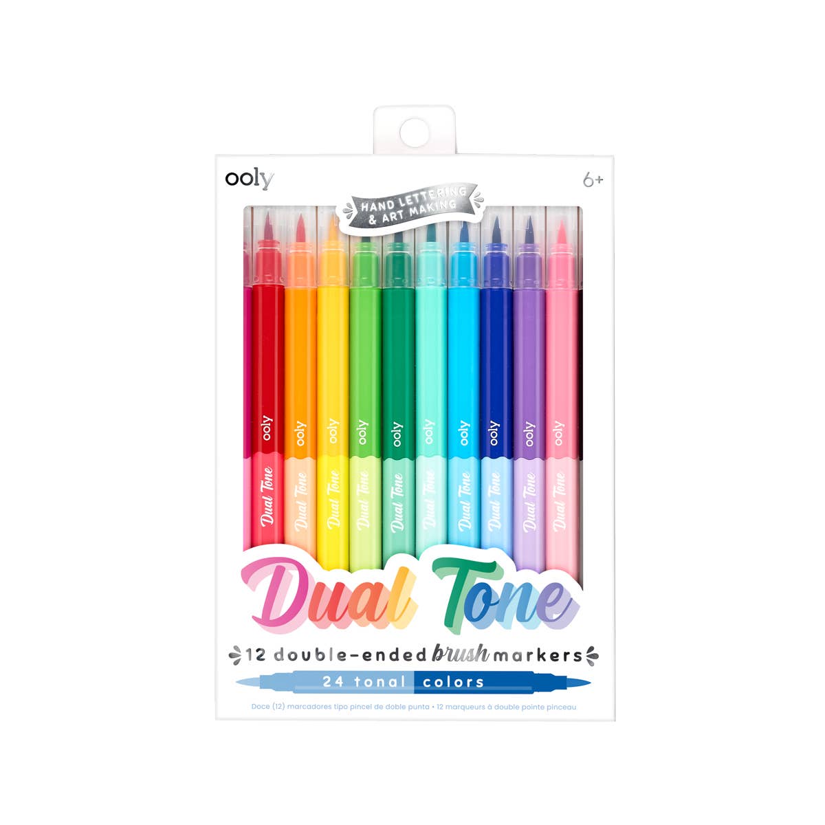 Dual Tone Double Ended Brush Markers