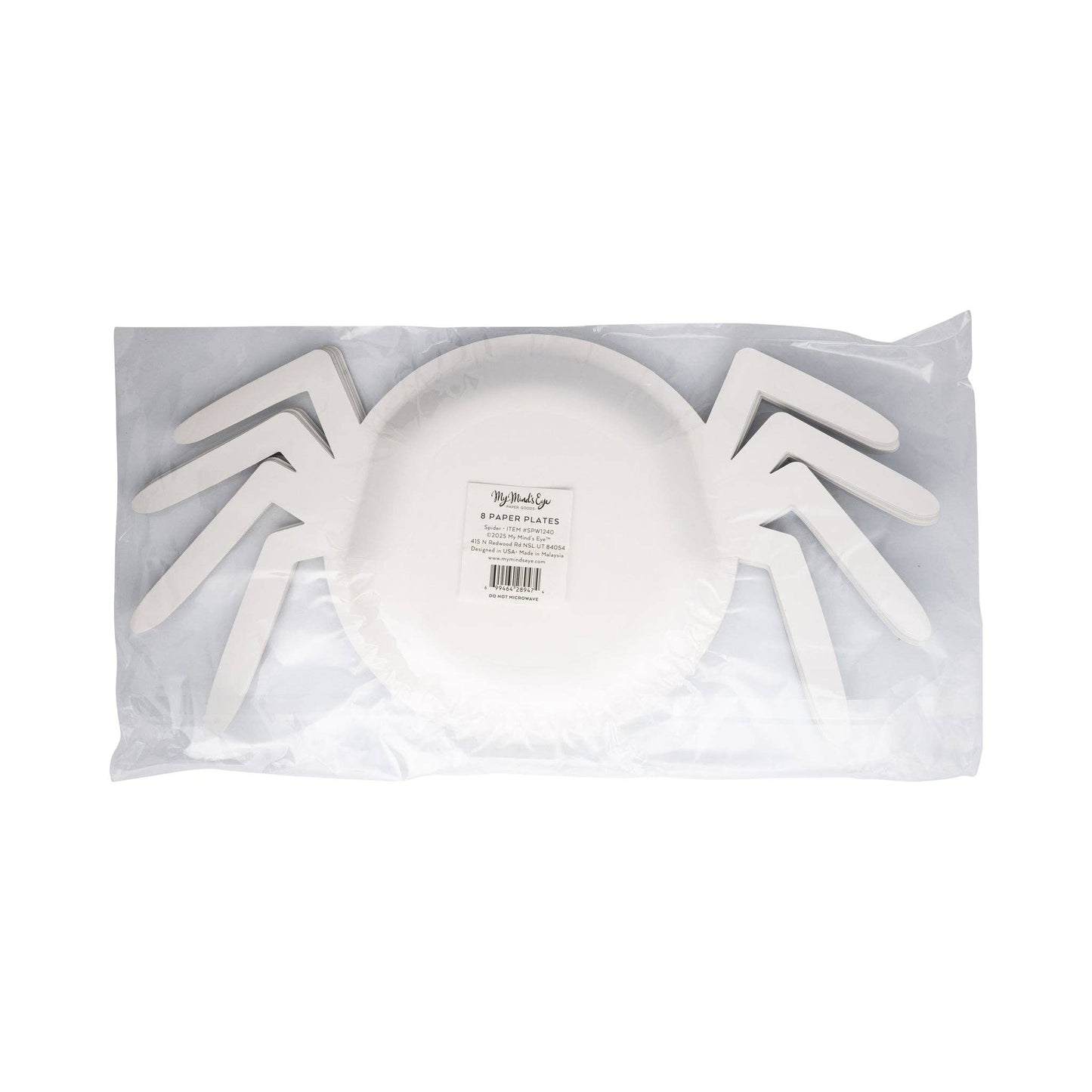 Spider Shaped Paper Plates