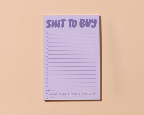 Shit To Buy 50 Page Notepad