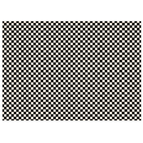 Black Checker Tissue Paper