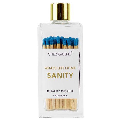 Glass Bottle Matchsticks - Left of My Sanity