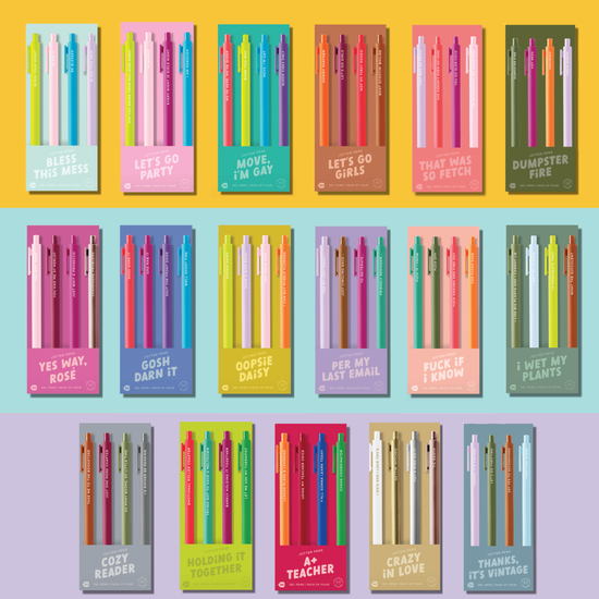 Jotter Sets - 4 Pack - I Wet My Plants