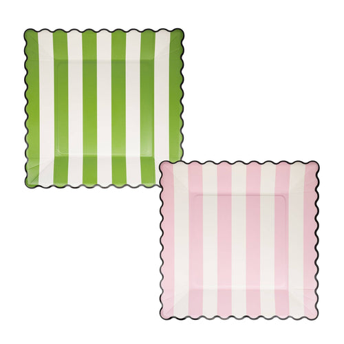 Wicked Striped Plate Set