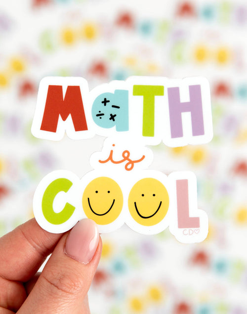 Math Is Cool Decal Sticker