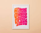 Woman Owned & Operated 12x18 Art Print