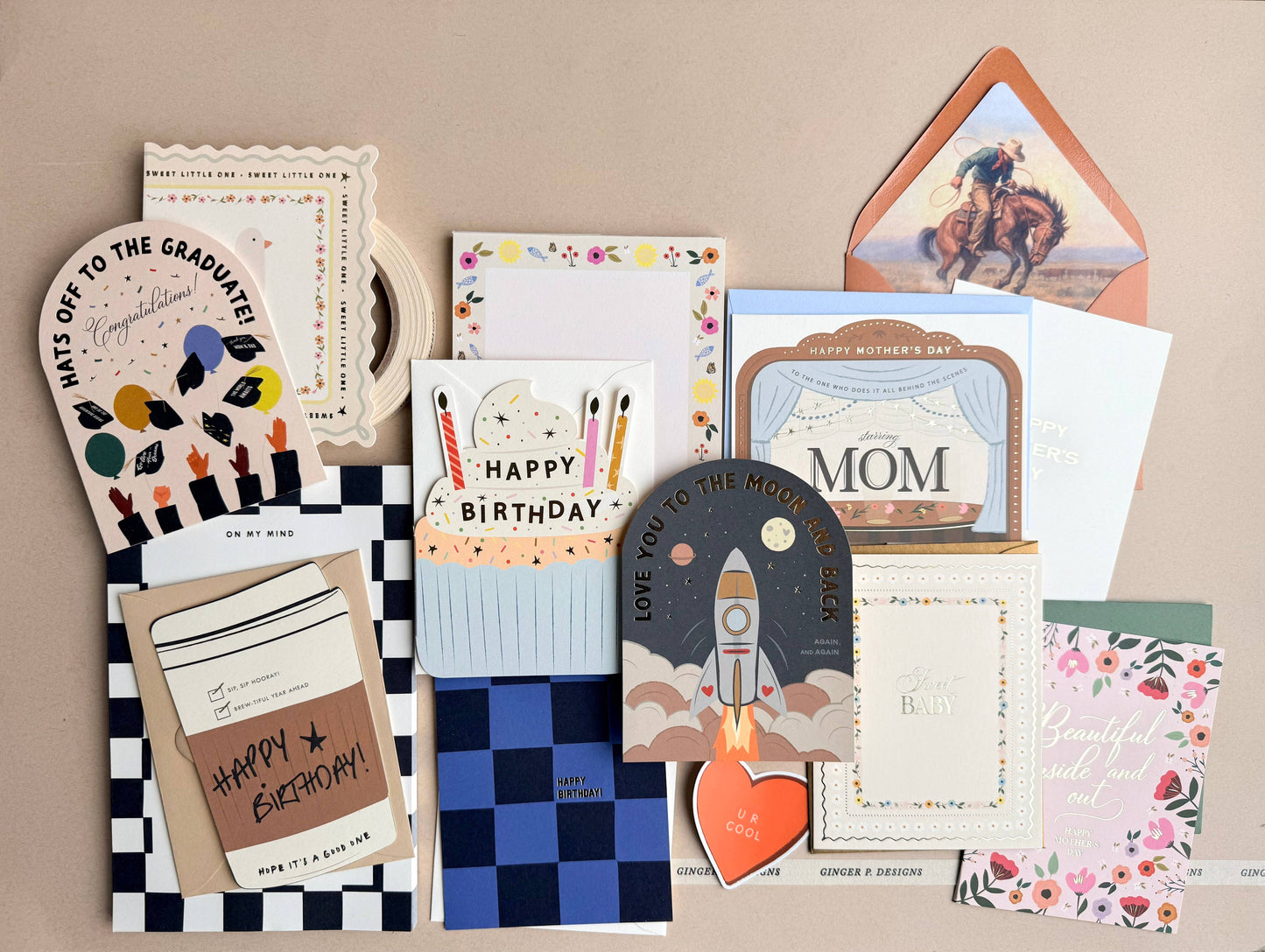 Hats Off Graduation Arch Card