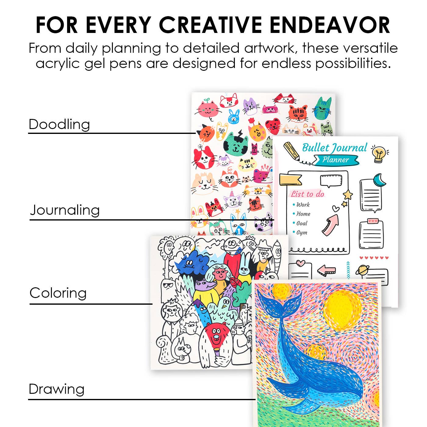 Bold & Bright Coloring Kit - Essential Color