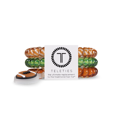 TELETIES Small - Football Hair Ties