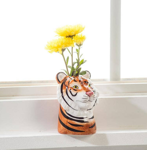 Wildlife Bud Vase: Tiger
