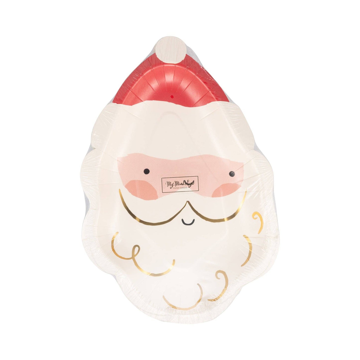 Santa Shaped Plates