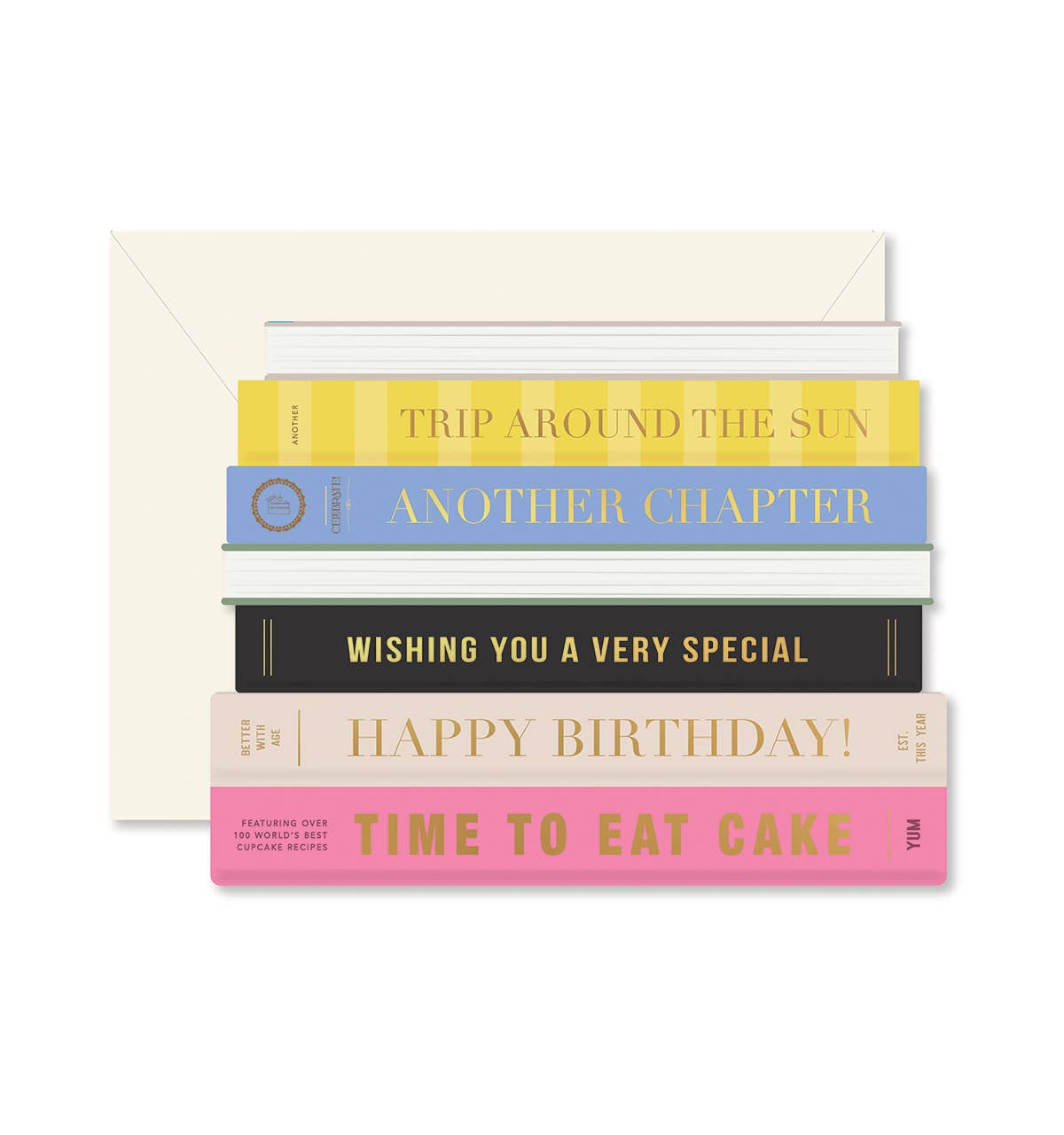 Birthday Books Die-cut Card