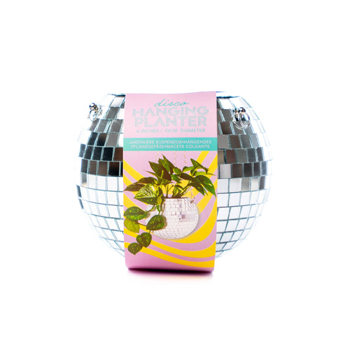 Disco Hanging Planter - Large 6"