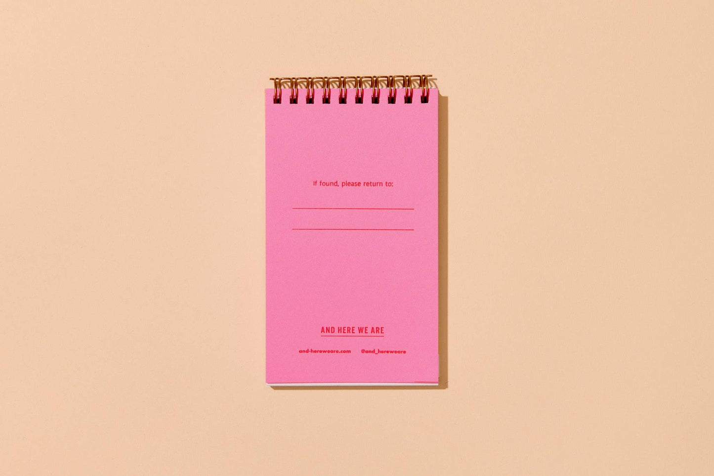 Goldfish Crackers Letterpress Spiral Pocket Size Notebook