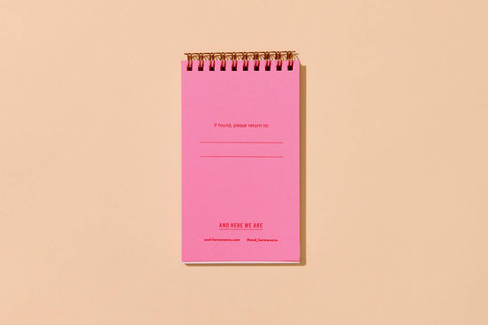 Goldfish Crackers Letterpress Spiral Pocket Size Notebook