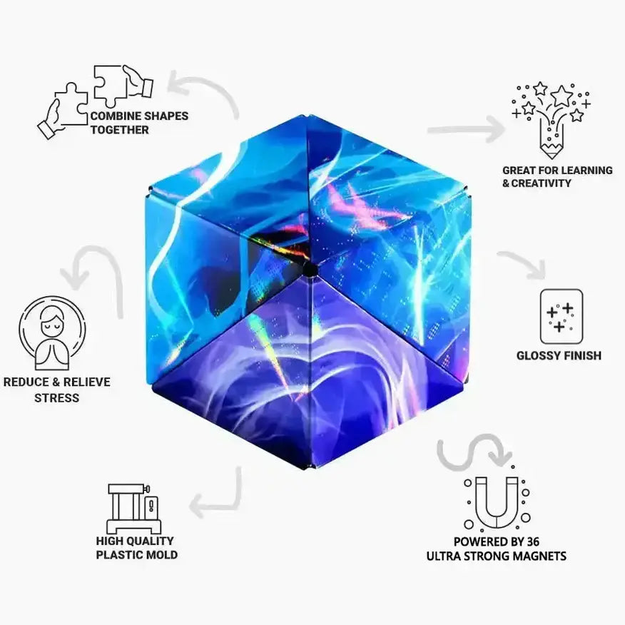 Shashibo Magnetic Puzzle Cube - Vapor 2.0