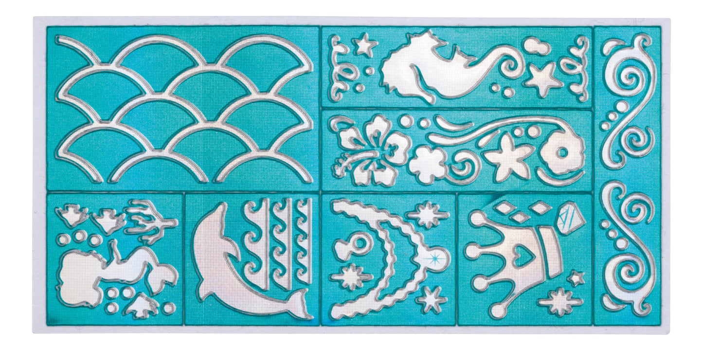 Mermaid Tattoo Gel Pens - Set of 6