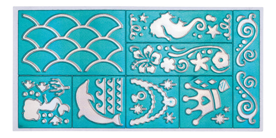 Mermaid Tattoo Gel Pens - Set of 6