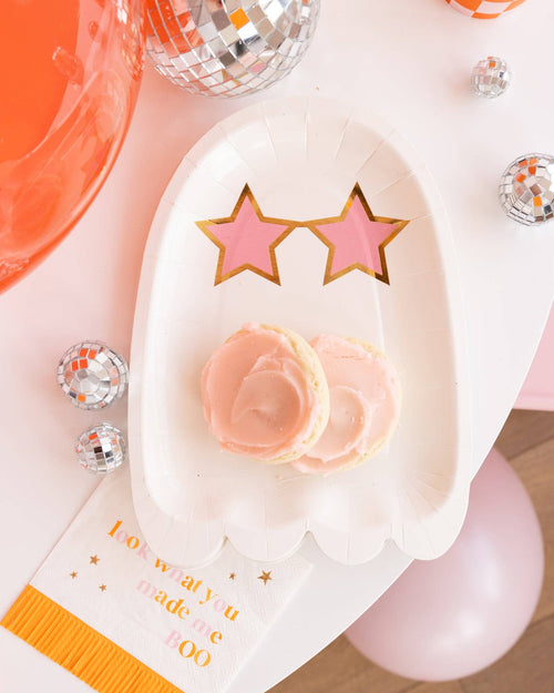 Starry Eye Ghost Plates - 8 Ct.
