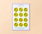 Frowns Vinyl Sticker Sheet