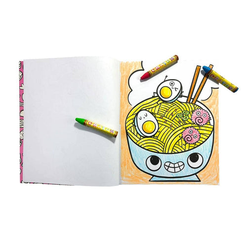Happy Snacks Coloring Book