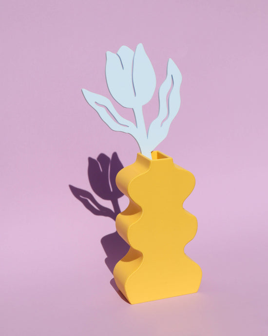 Wiggle Vase - Yellow