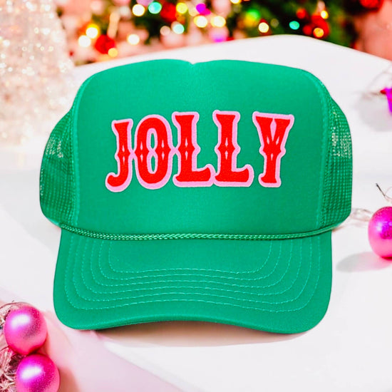 Holiday JOLLY Trucker Hat - Green