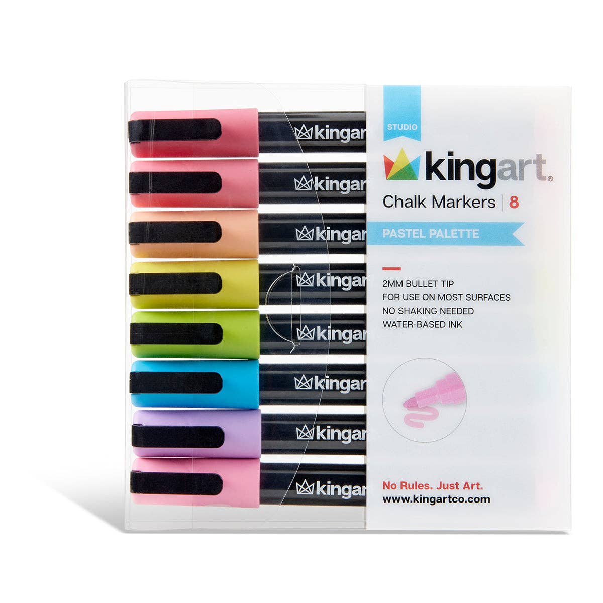 Chalk Markers – Pastel Palette, 8 Colors