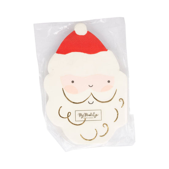 Santa Shaped Dinner Napkins