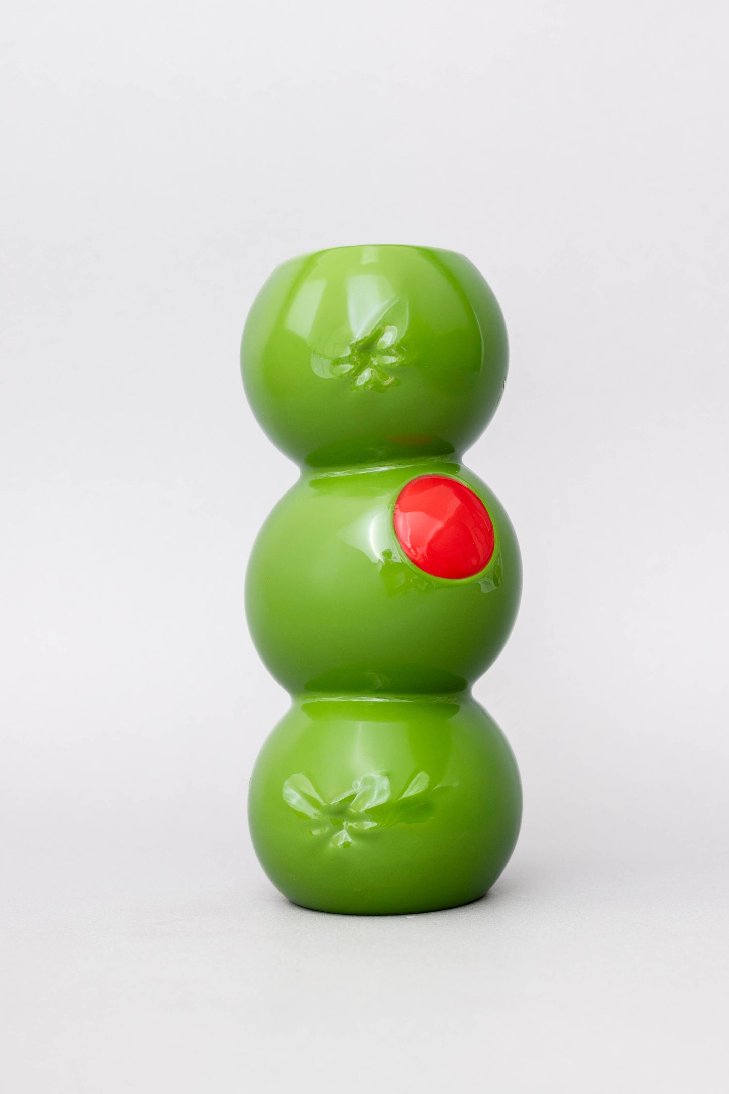 Stacked Olives Vase