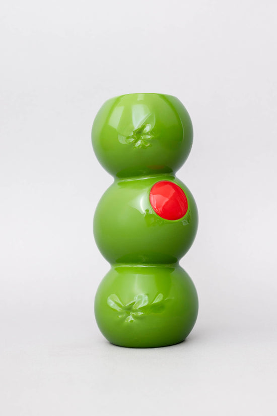 Stacked Olives Vase