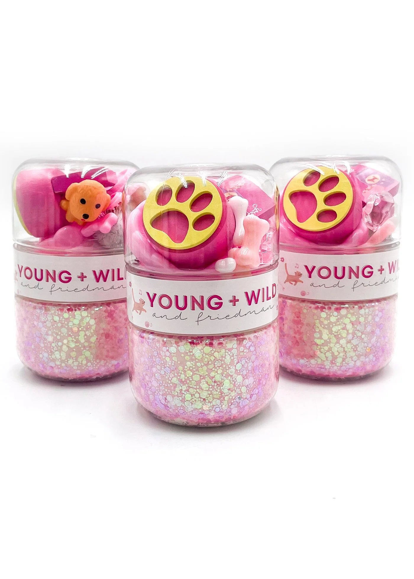 Grab & Go Dough Jar - Pink Pet Shop