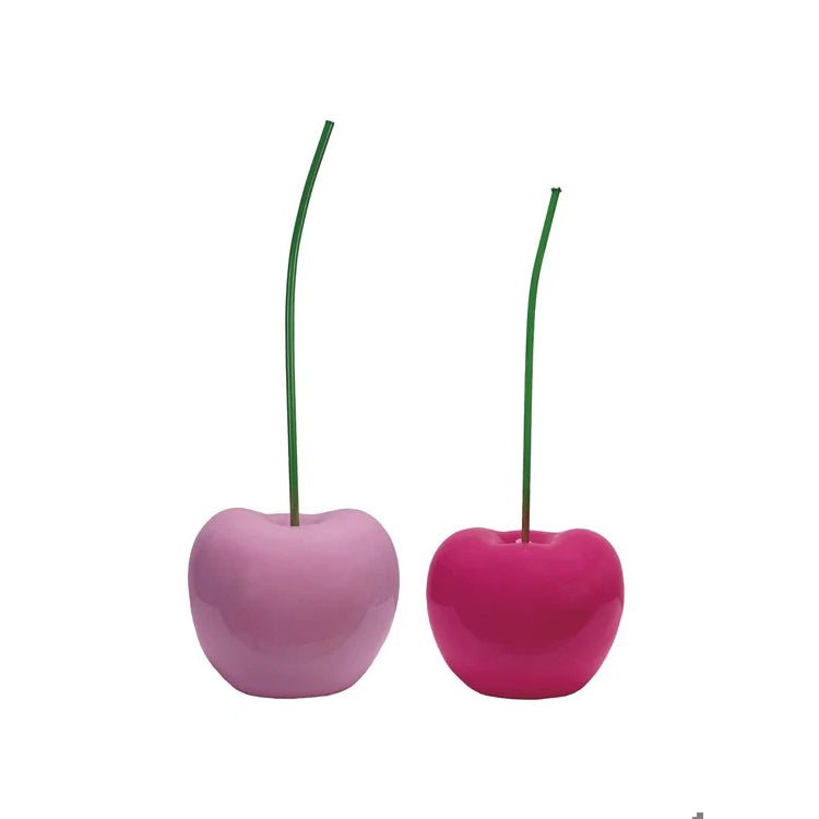 Pink Resin Cherry Decor