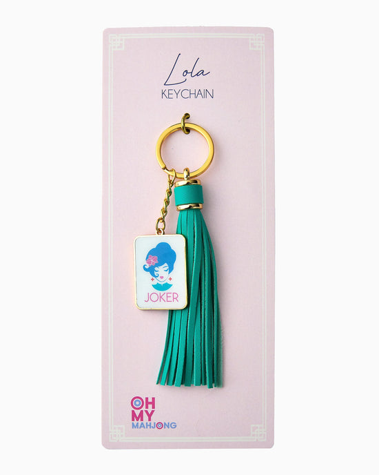 Lola Mahjong Keychain