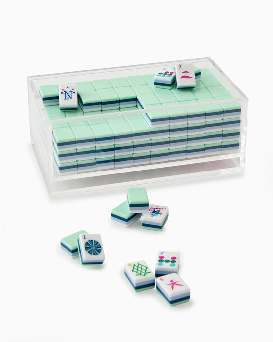 Clear Acrylic Mahjong Storage Box