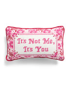 It's Not Me, It's You Needlepoint Pillow