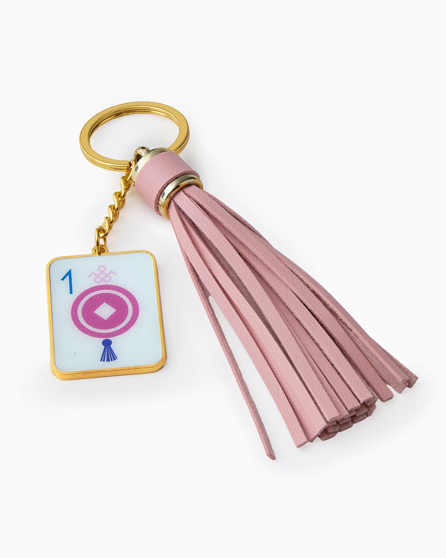 One Dot Mahjong Keychain