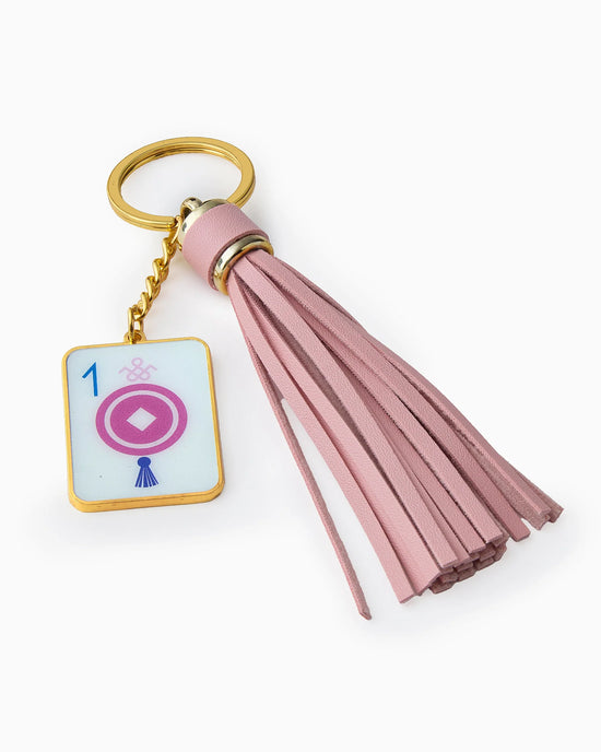One Dot Mahjong Keychain