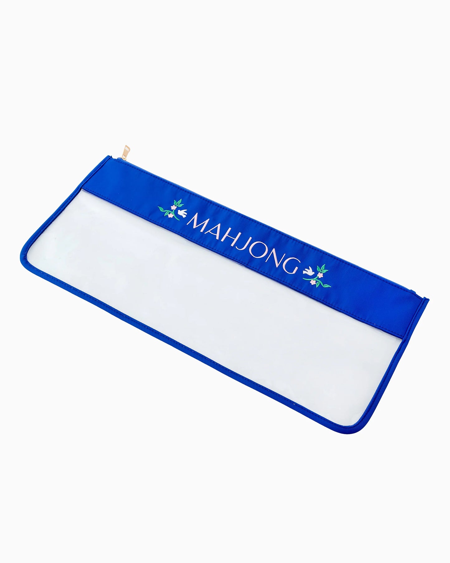 Royal Blue Mahjong Storage Bag