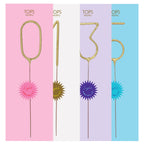 Giant Grande Golden Sparkler Wand - Number
