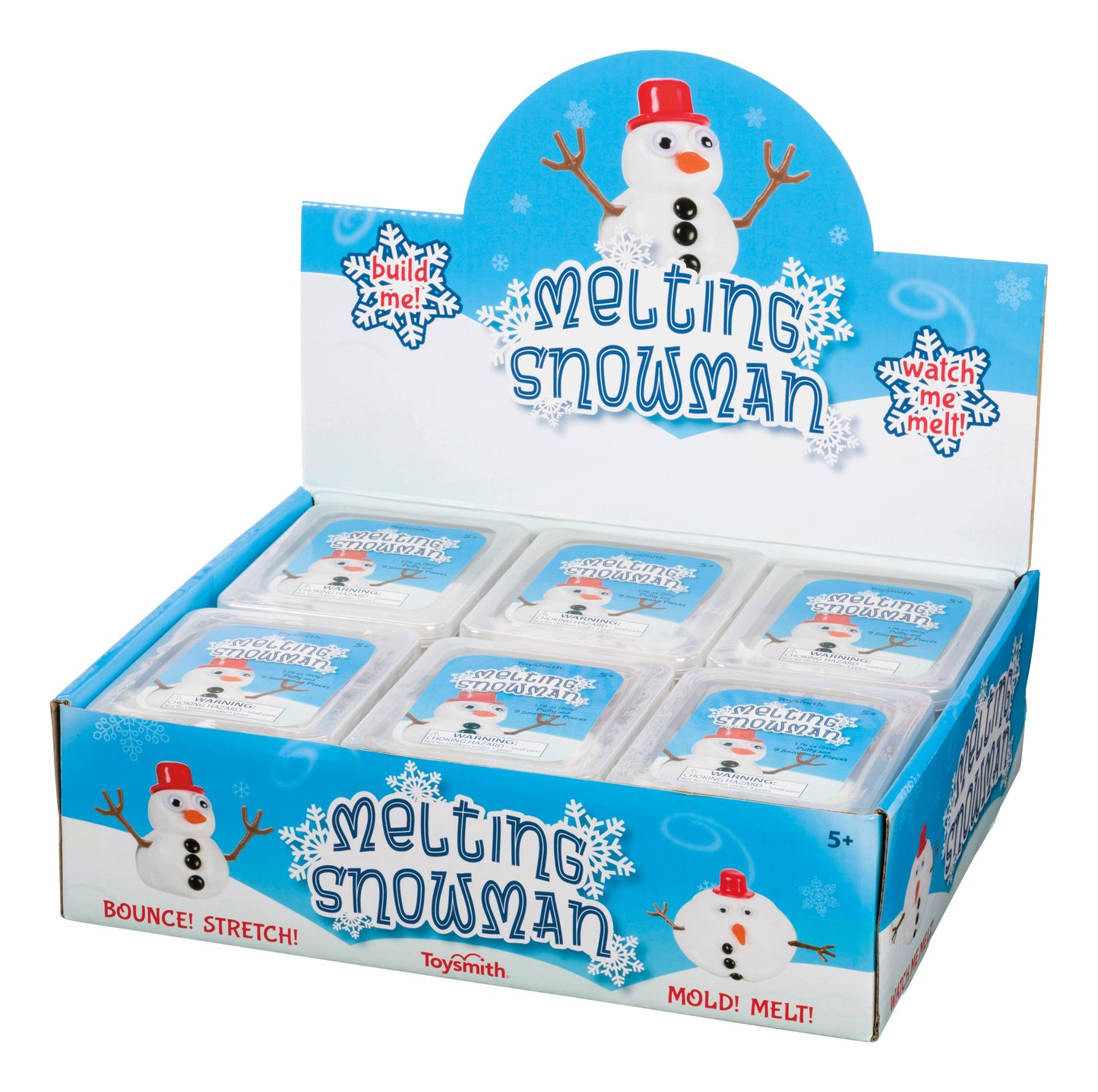 Melting Snowman Putty/Slime Kit - Reusable!