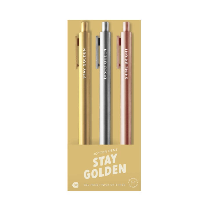 Jotter Sets - 3 pack - Stay Golden