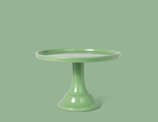 Melamine Cake Stand - Small Sage Green