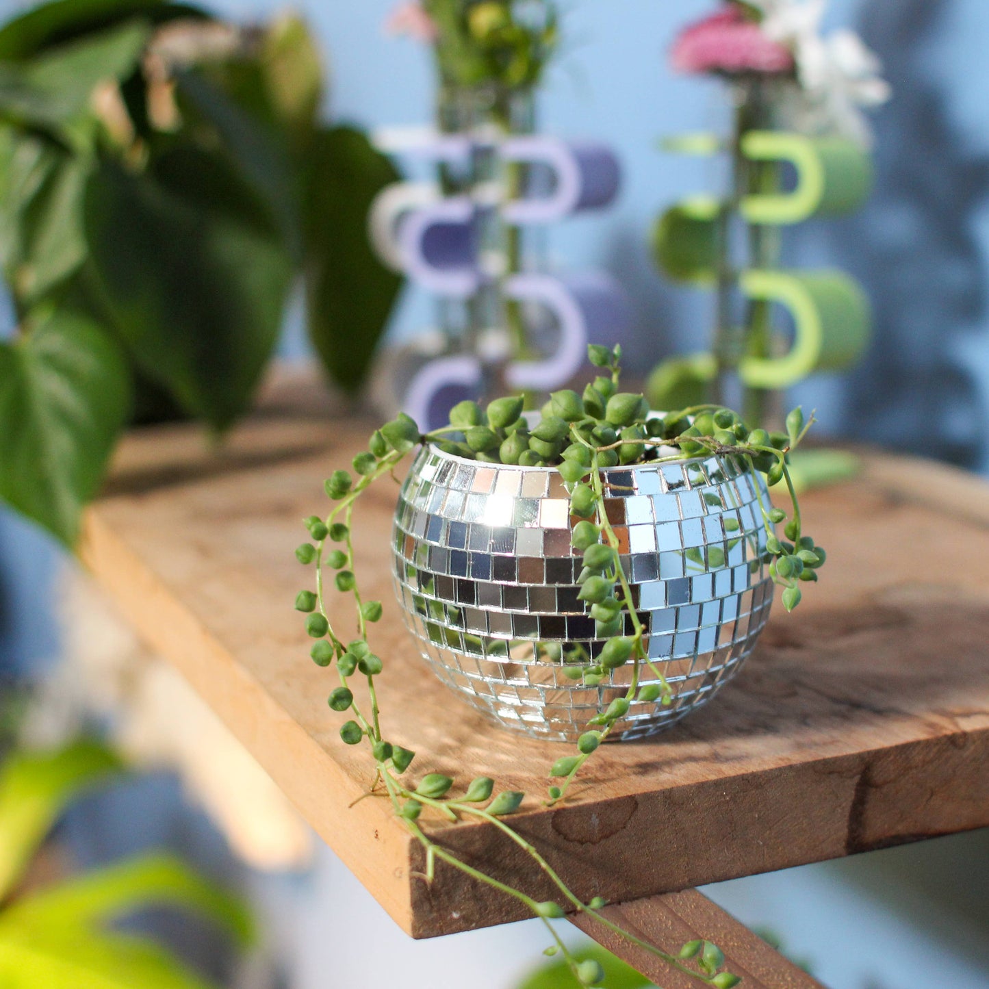 Load image into Gallery viewer, Disco Ball Planter (2&amp;quot;)
