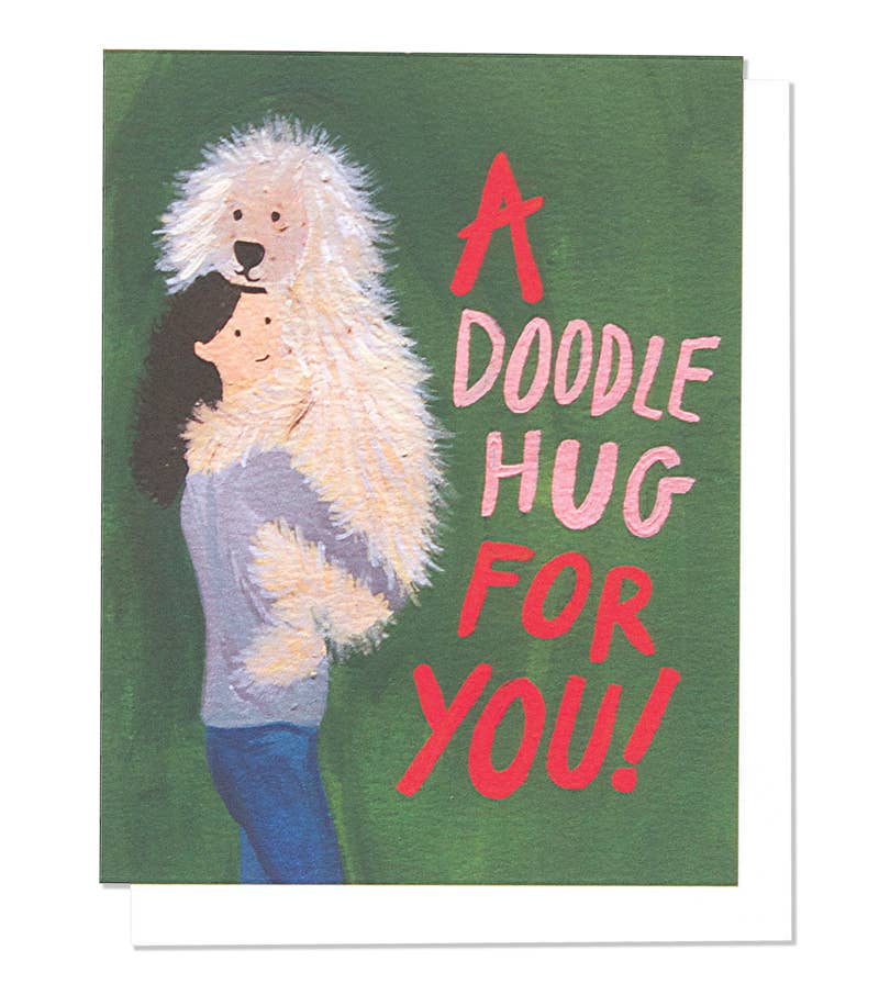 Doodle Hug Greeting Card