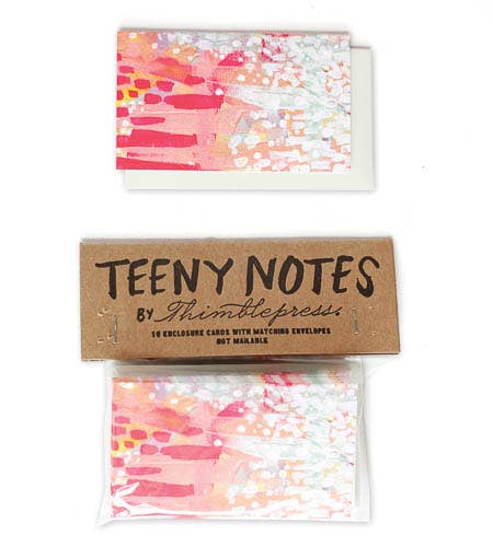 Teeny Notes™ Enclosure Cards  - Confetti #10