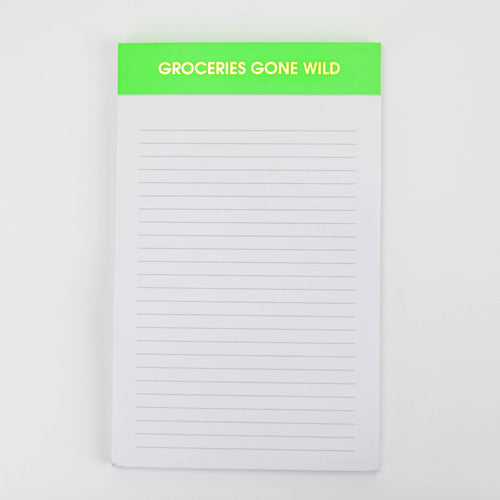 Groceries Gone Wild Notepad