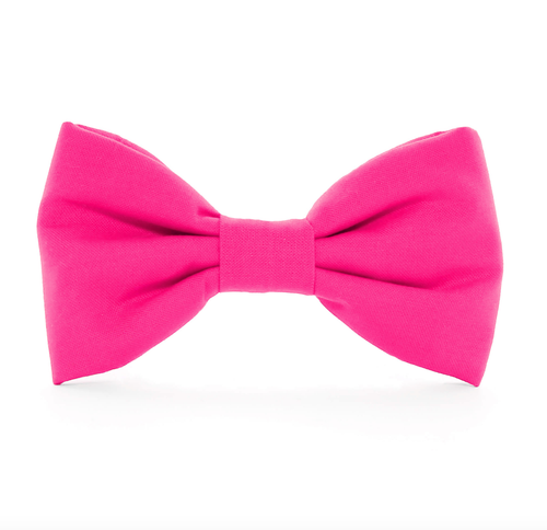 Hot Pink Dog Bow Tie