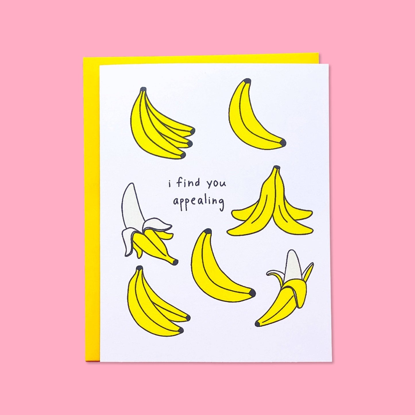 Appealing Bananas Risograph Card