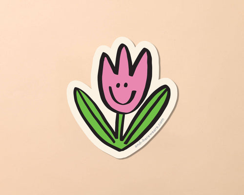 Happy Tulip Sticker