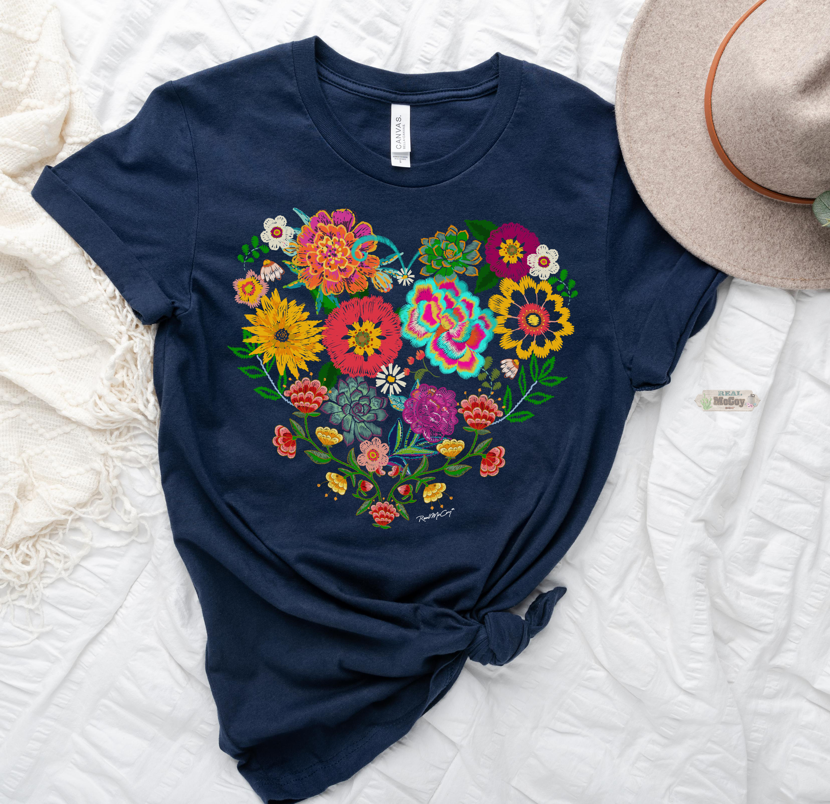 Fiesta Heart Tee - S